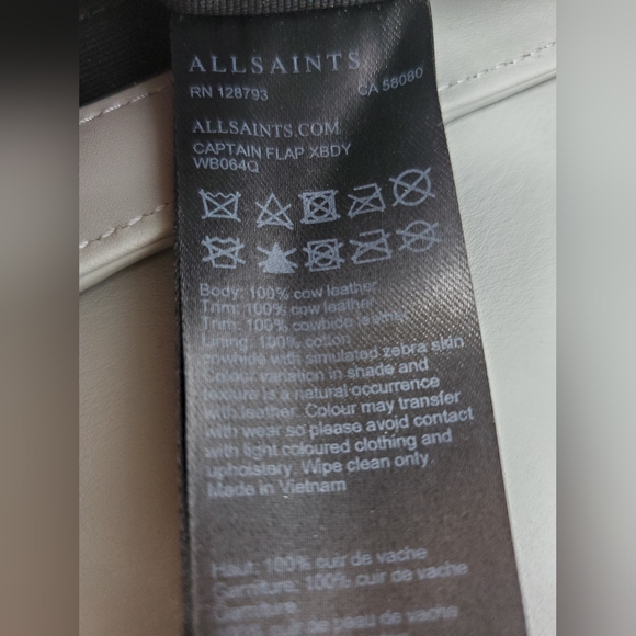 Allsaints Captain Multi Flap Crossbody - Picture 9 of 12